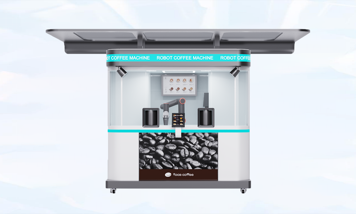 AI机械臂自助咖啡厅